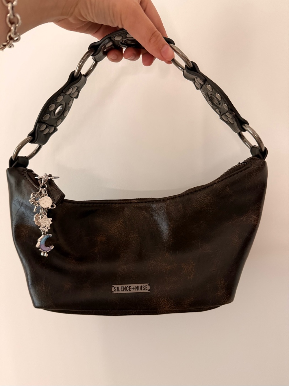 Faux leather handbag (from Urban Outfitters)